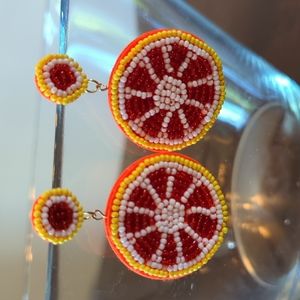 Summer beaded earrings